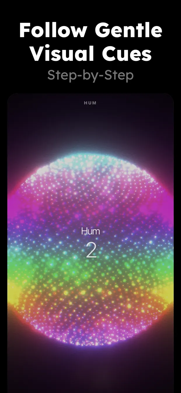 Focus Pattern product interface. Visual guidance turns timing into a legible, low-friction interaction.
